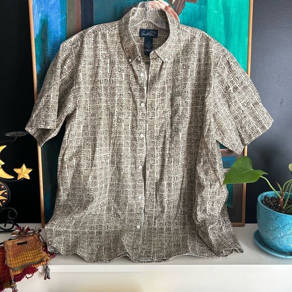 Arnold Palmer Casual Button-Down Shirt in Earthy Tones L - Picture 4 of 16